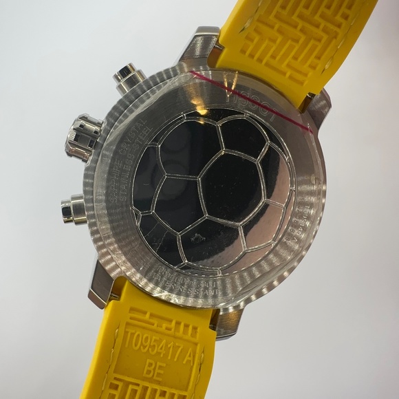 Tissot 42mm Quickster Football Edition Men's Stainless Steel Swiss Made Watch - Picture 6 of 12